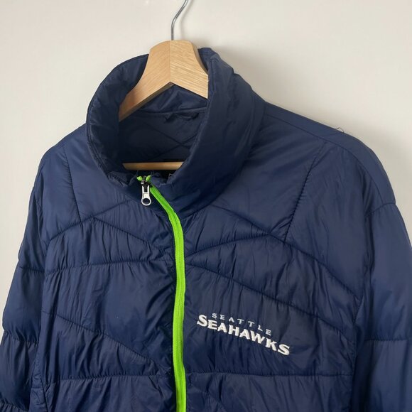 Seattle Seahawks NFL Down Puffer Jacket - Picture 3 of 10